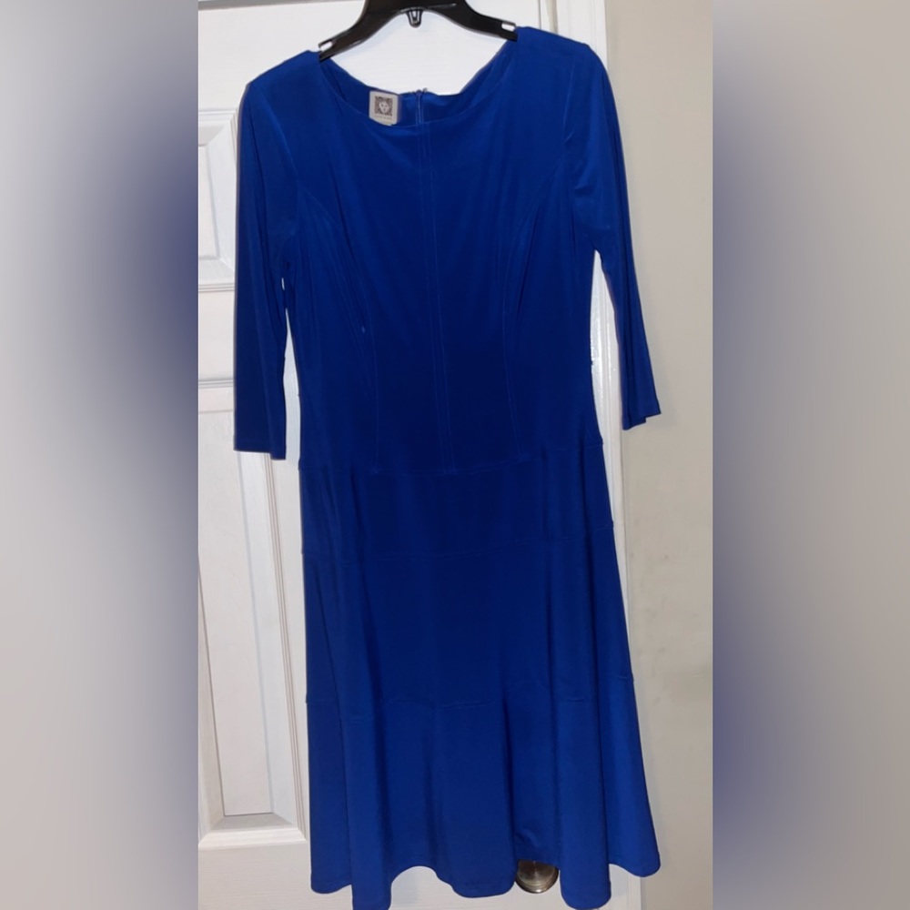 Anne Klein Blue Dress, Size 4